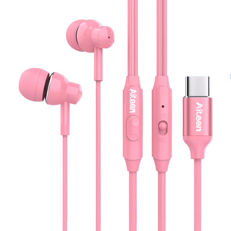 EN05C-P  Type-C Earphone Pink