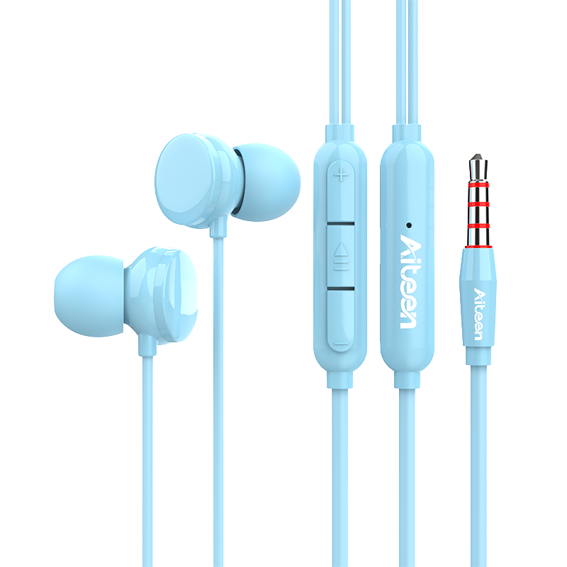 EN09-LB Earphone 3.5mm Light Blue