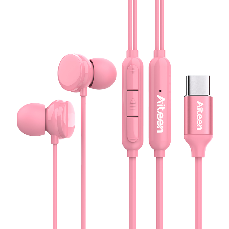 EN09C-P Type-C Earphone Pink