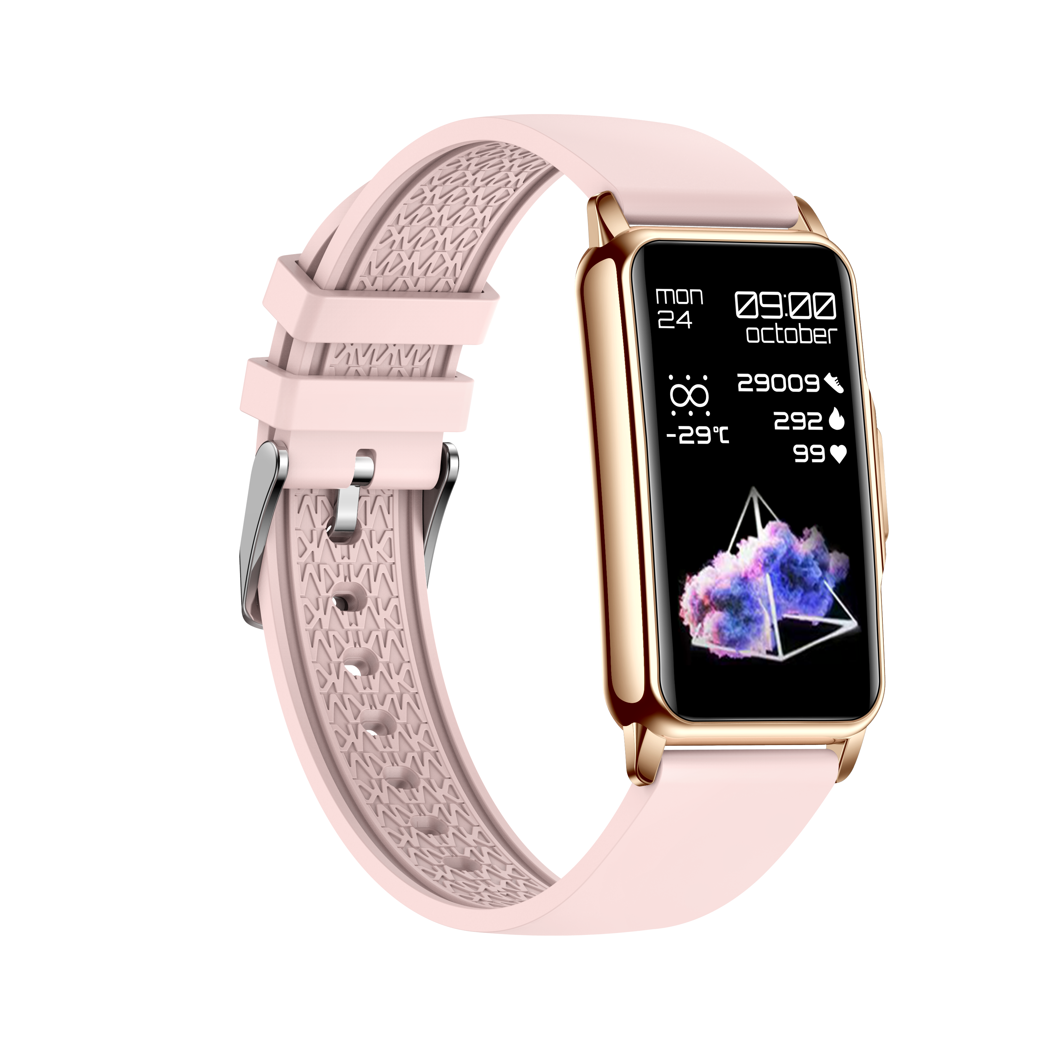 Ai-01G SmartWatch Gold with gold metallic strap