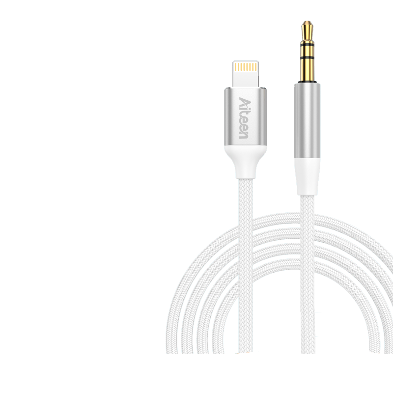 EN21L-W Cable Adapter Lightning  to 3.5mm, 2m White