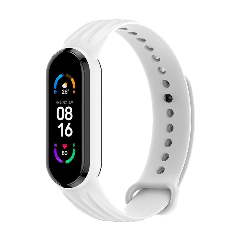 Strap AITEEN Mi Band 5/6/7 White