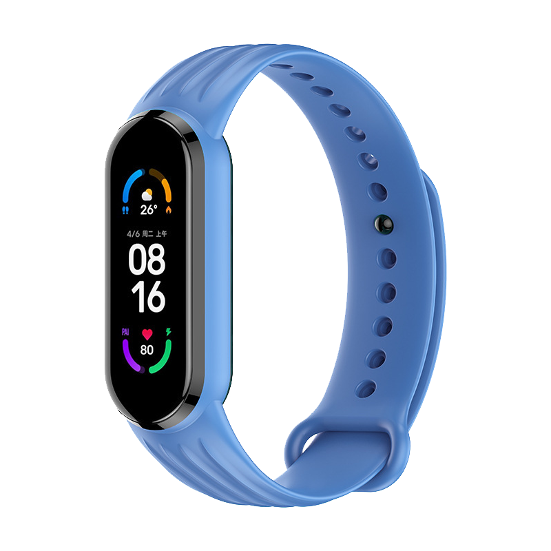 Strap AITEEN Mi Band 5/6/7 Light Blue