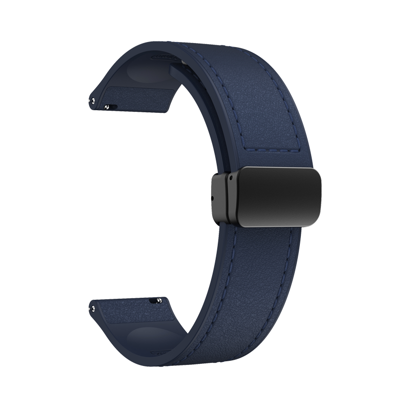 leather strap 20mm Blue