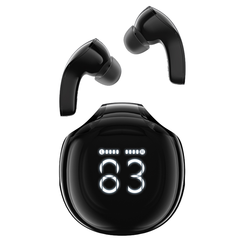 T9 Crystal (Air) Color Bluetooth Earphone Black