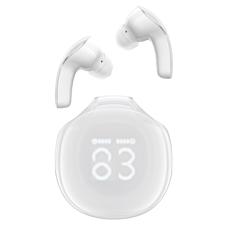 T9 Crystal (Air) Color Bluetooth Earphone White